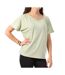 T-shirt Vert Femme Vero Moda Marijune-1
