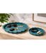 Lot de 2 Plateaux Déco Saturn 33cm Bleu-4
