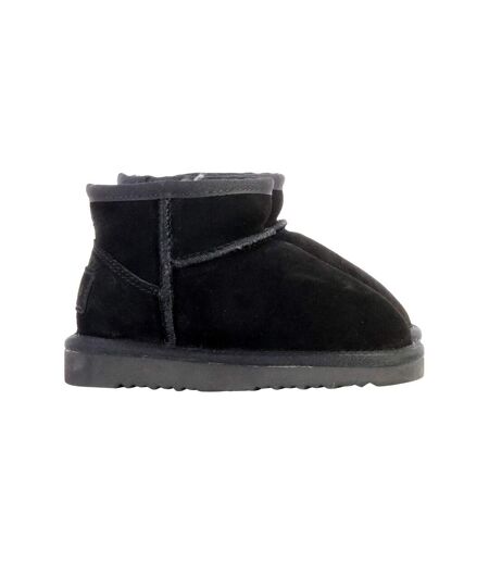 Bottines Chausson Enfant Cuir Natural World Bota Alta Merino