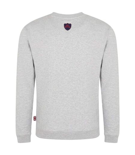 Sweat Motif/style Union Jack Homme Gris Lonsdale