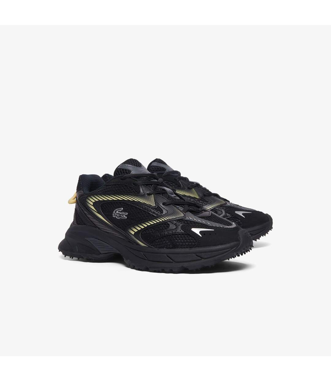 Mens L003 Neo Shot Trainers Black Lacoste-2