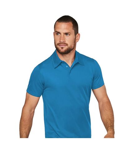 Kariban Proact Mens Short Sleeve Performance Polo Shirt (Aqua Blue) - UTRW4246