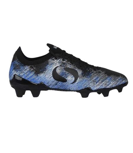 Chaussures De Foot Pour Terrain Ferme Motif/style À Rayures Homme Noir Bleu Sondico