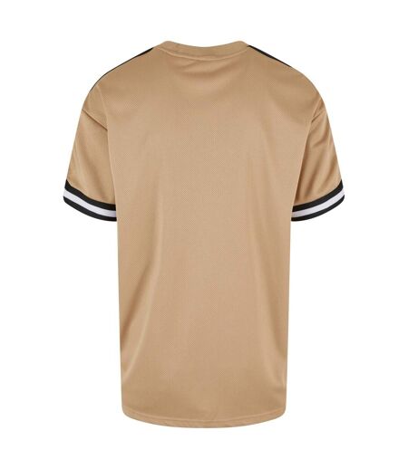 T-shirt Motif/style À Rayures Homme Beige Urban Classics