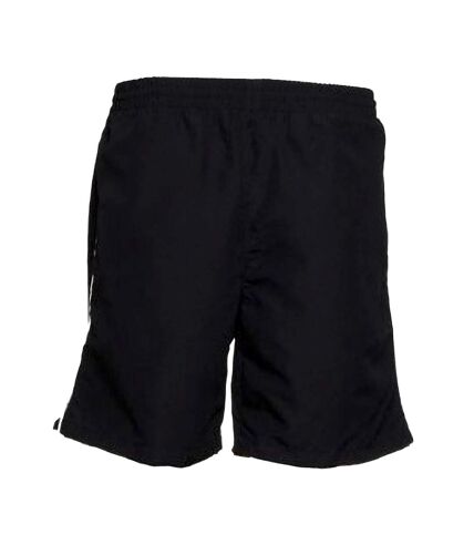 Gamegear® Track Sports Shorts / Mens Sportswear (Black/White)