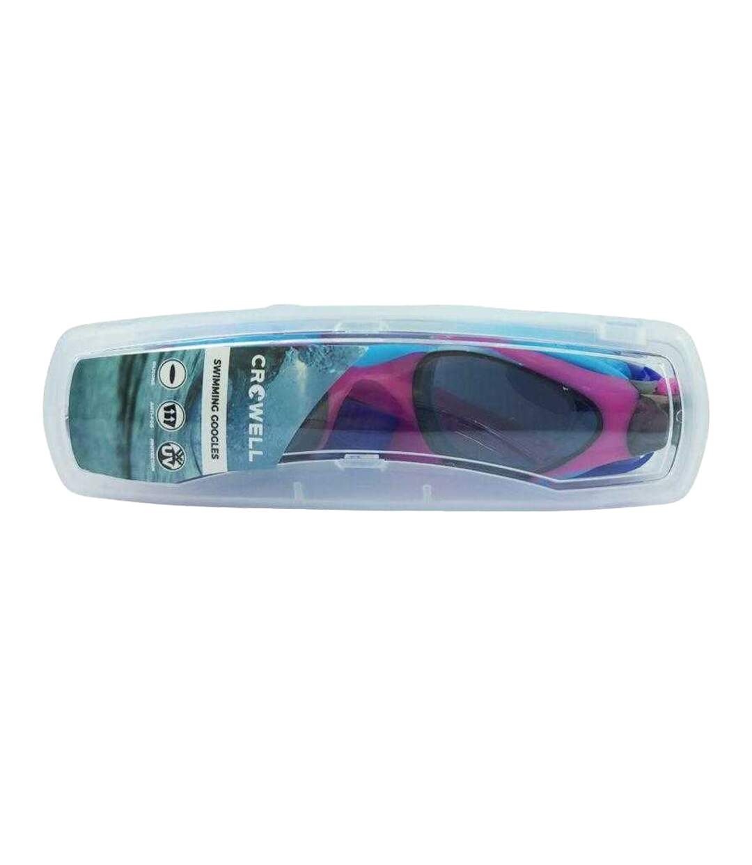 Childrens/kids Splash Swimming Goggles Violet Blue Crowell-2