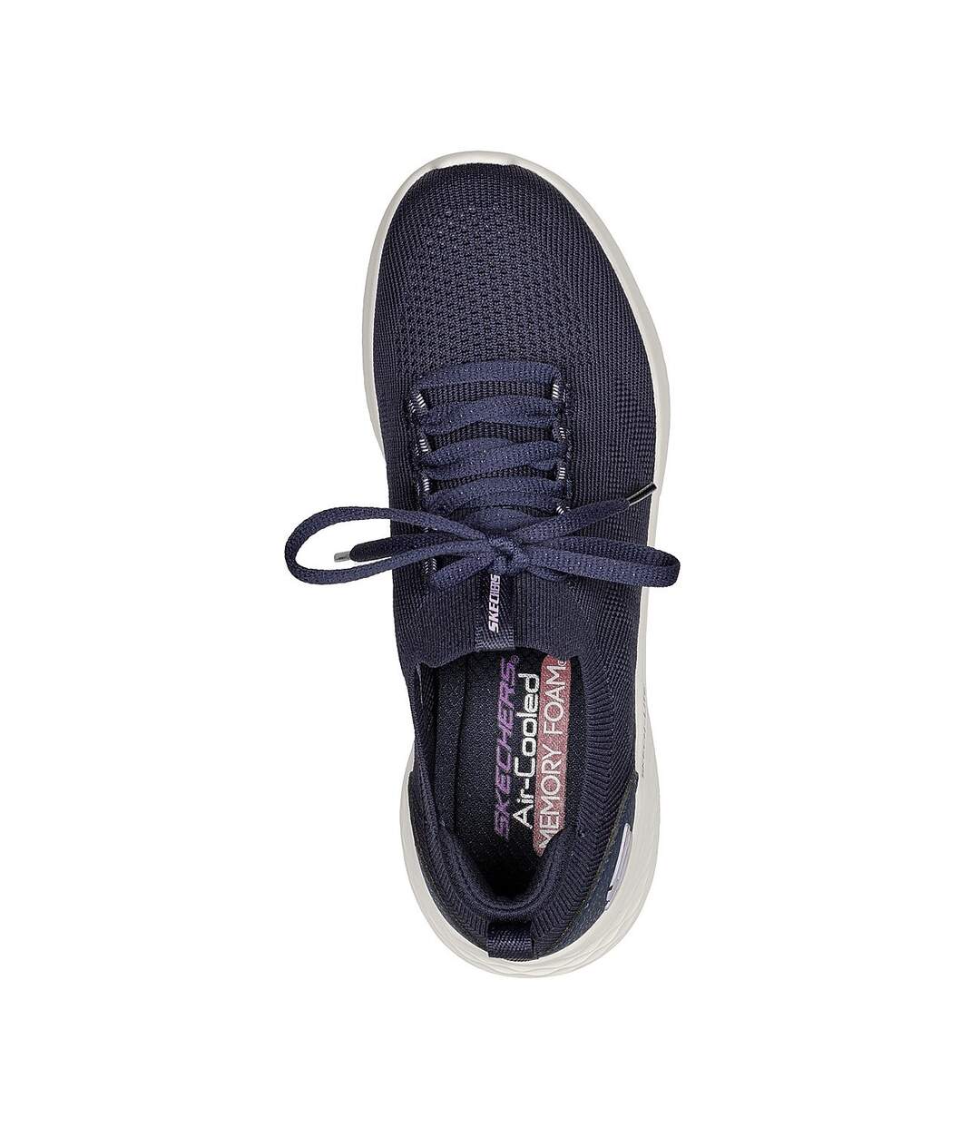 Womens/ladies ultra flex 3.0 easy step slip-on trainers navy/lavender Skechers-4
