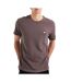 T-shirt marron homme tommy hilfiger tjm reg badge-1