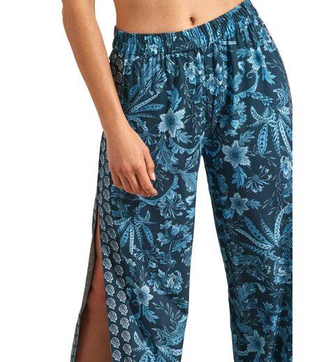 Pantalon de plage palazzo fendu ACANTHUS Selmark Mare