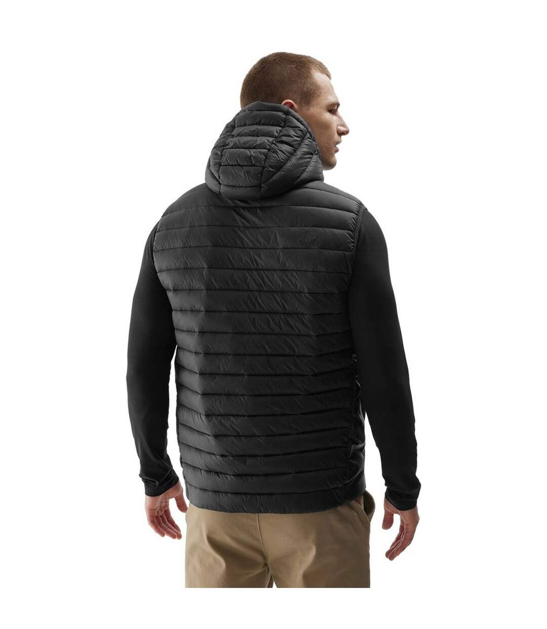 Veste Sans Manches Style Logo M063 Homme Noir 4F-4