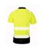 Womens/ladies safety polo shirt fluorescent yellow Result Genuine Recycled