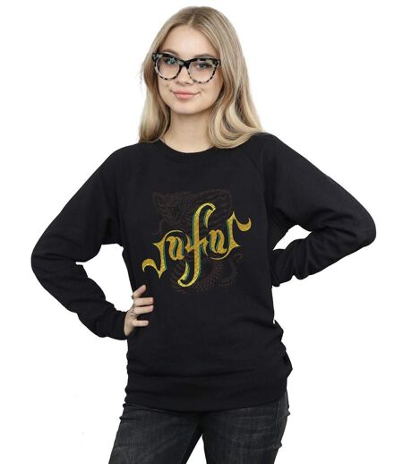Disney - Sweat ALADDIN MOVIE JAFAR SNAKE LOGO - Femme (Noir) - UTBI5529