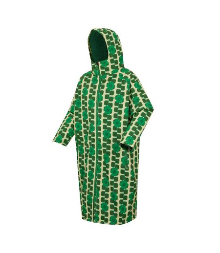 Peignoir À Langer Imperméable Motif/style Petite Fleur Et Carré Orla Kiely Adulte Vert Regatta