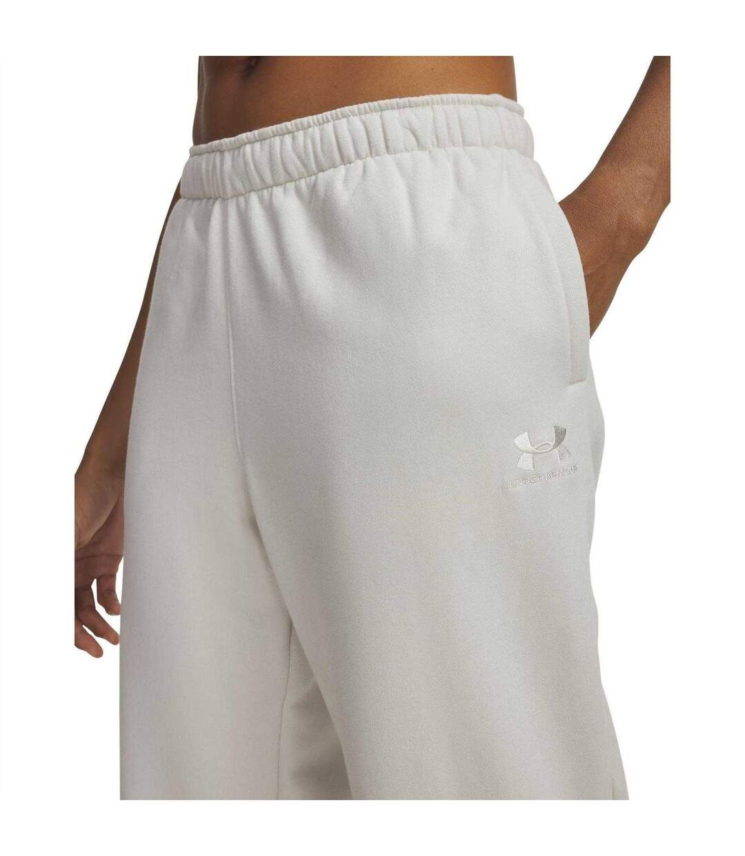 Pantalon De Jogging Icon Femme Blanc Under Armour-3
