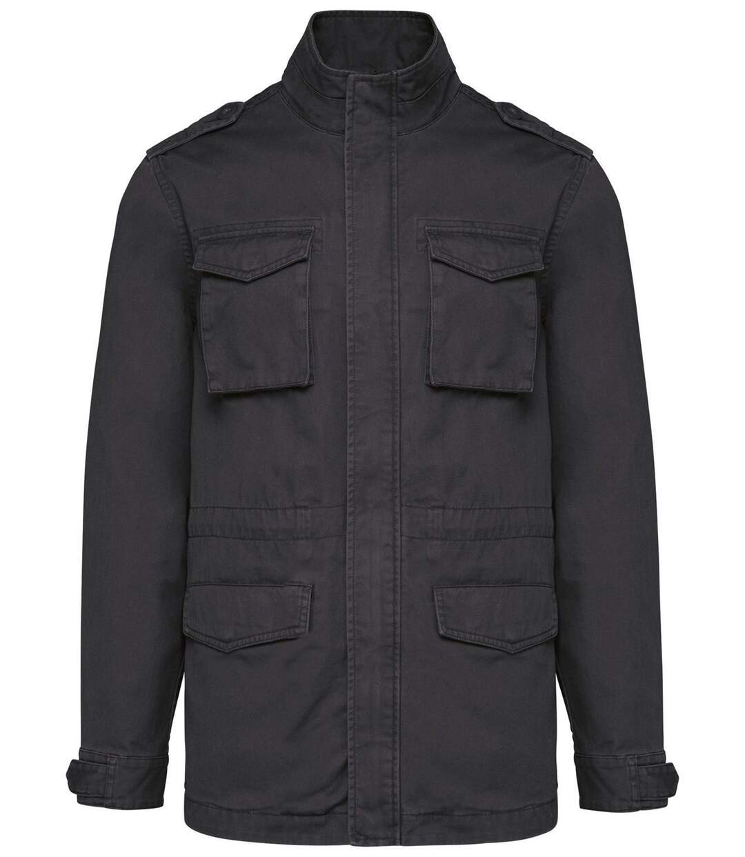 Veste safari saharienne - Homme - K6164 - noir washed-2