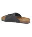 Mens Double Strap Sandals Black Brave Soul-2