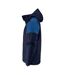 Mens Padded Soft Shell Jacket Navy Cobalt Printer-3