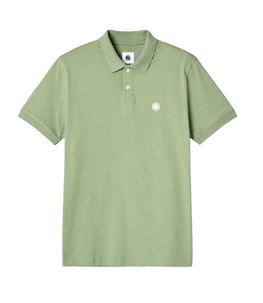 Polo Manches Courtes Homme Vert Clair Pretty Green-1