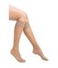 Womens/ladies shine knee highs 1 pair sherry Silky