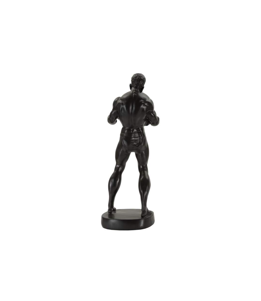 Statuette Homme Athlétique Atlas 43cm Noir-3