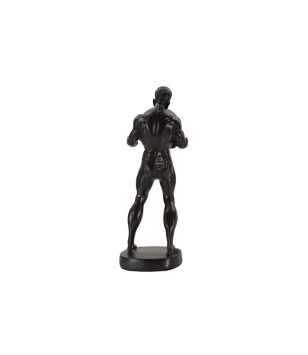 Statuette Homme Athlétique Atlas 43cm Noir