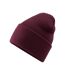 Bonnet À Revers Original Adulte Bordeaux Beechfield-3