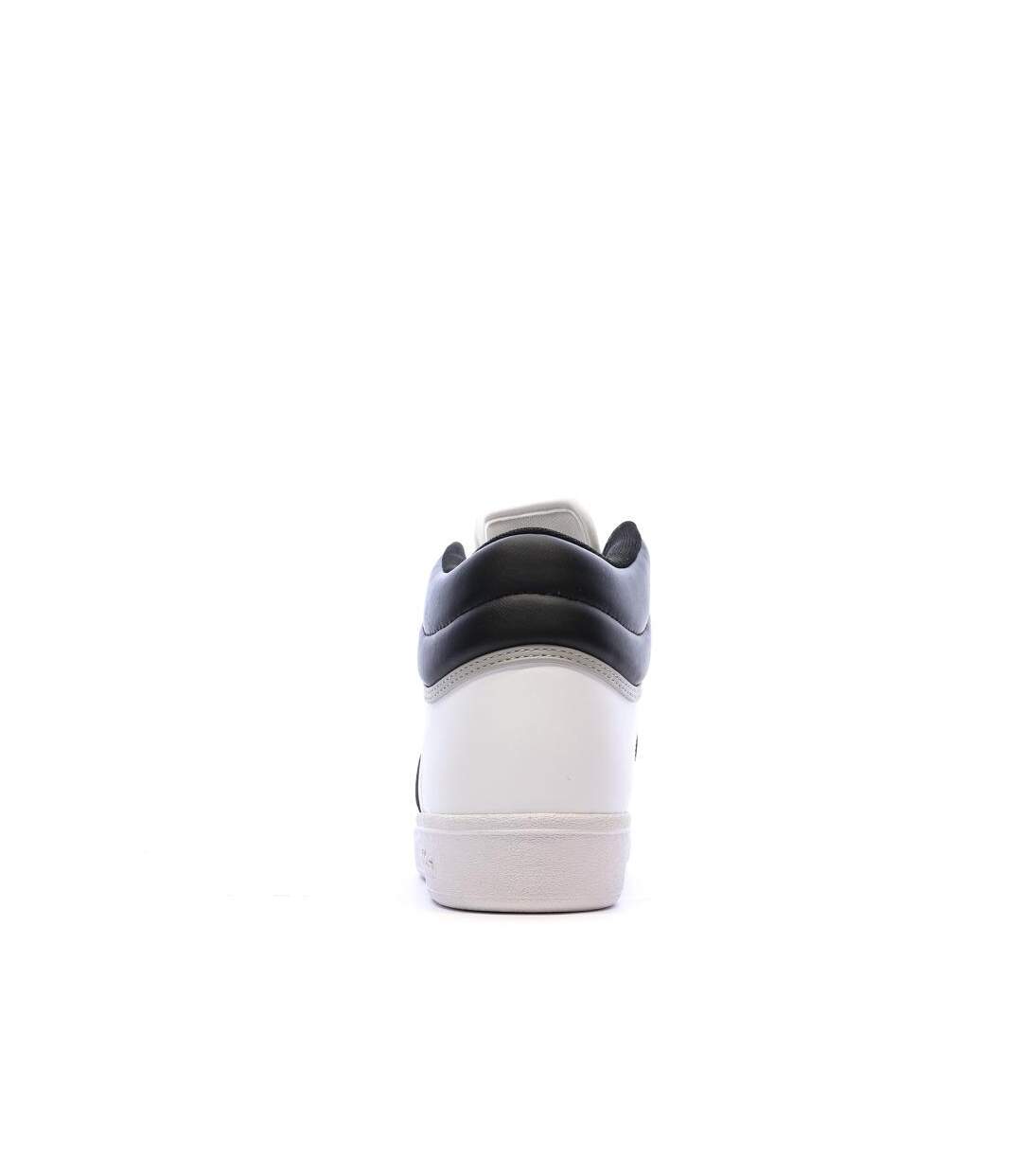 Baskets blanches/noires homme adidas hoops-3