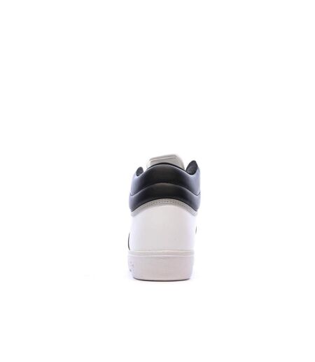Baskets blanches/noires homme adidas hoops