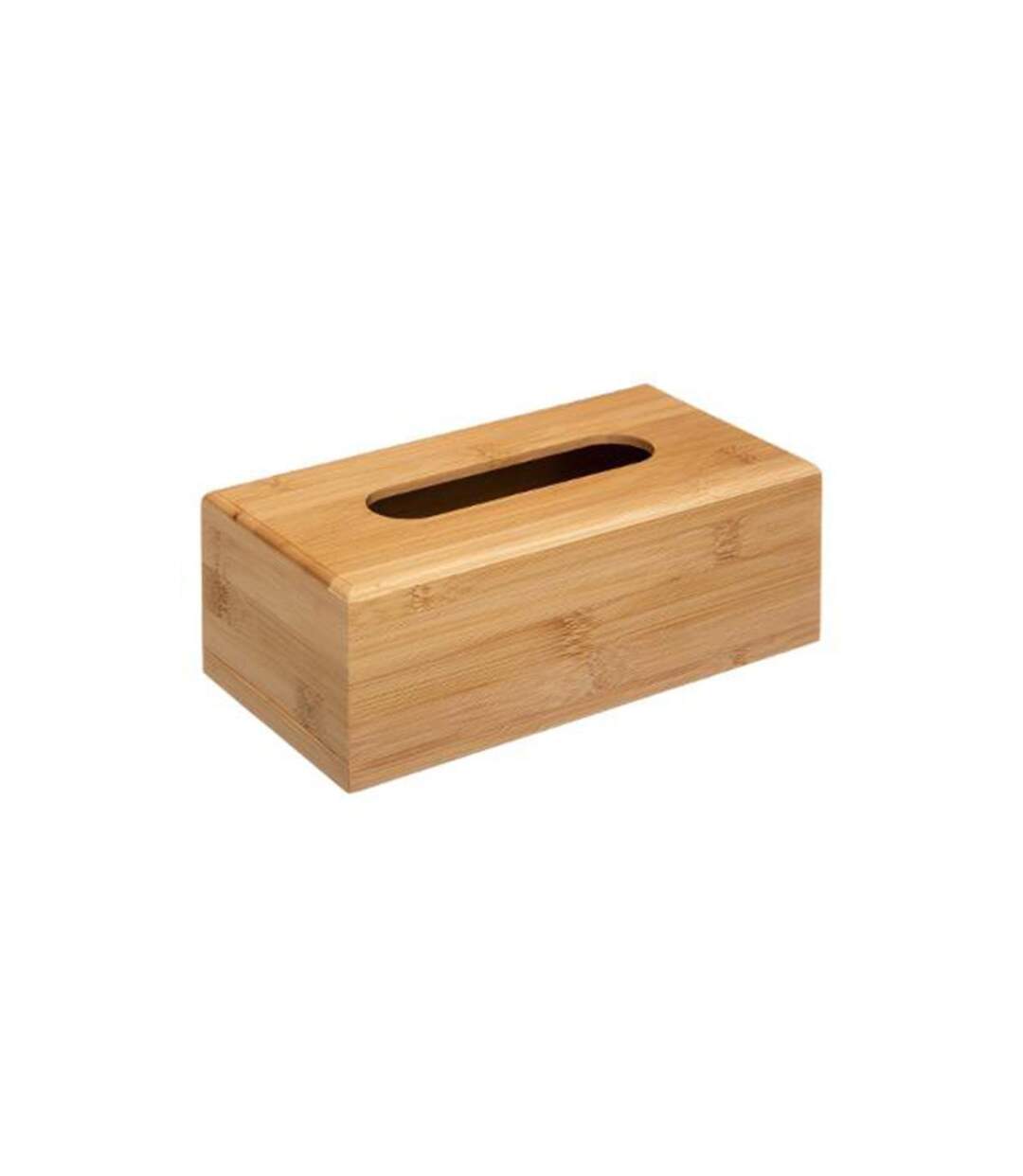 Boîte à Mouchoirs en Bambou Halo 25cm Naturel-1