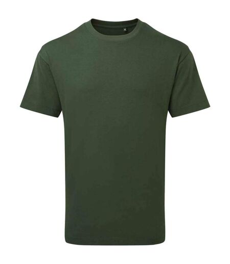 Unisex adult heavyweight t-shirt forest green Anthem