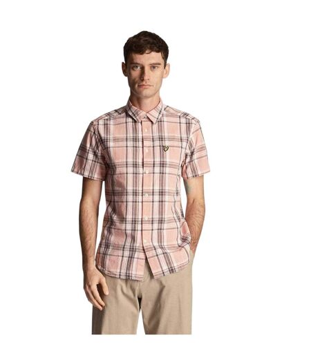 Chemise Manches Courtes Homme Rose Lyle & Scott