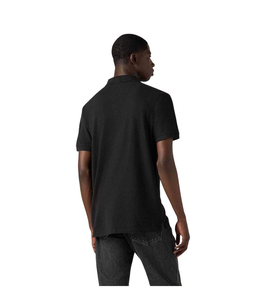 Mens Housemark Batwing Logo Polo Shirt Black Levis-3