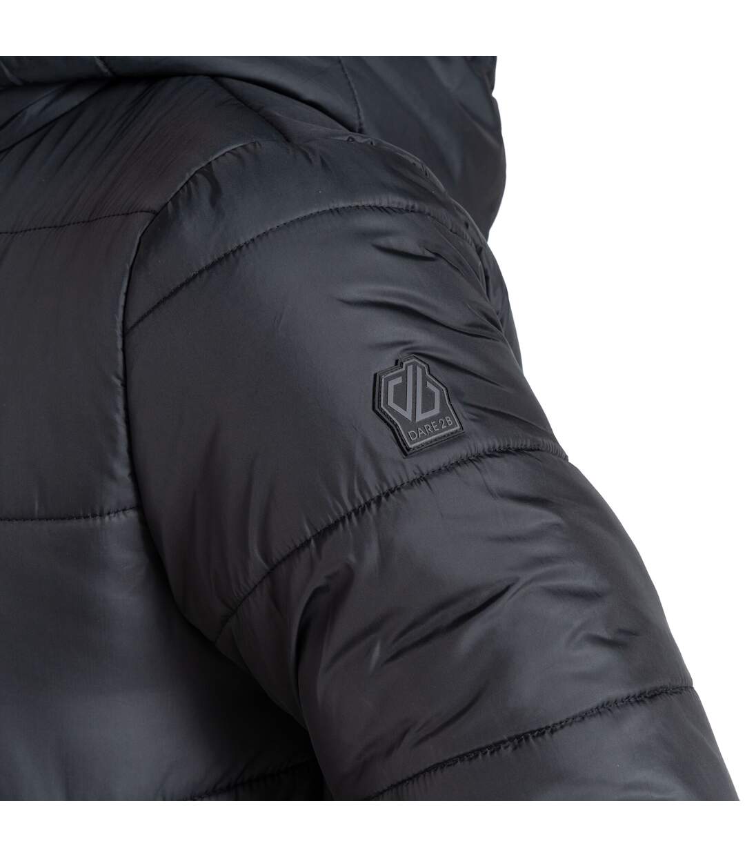 Womens/ladies Distinguish Baffled Padded Jacket Black Dare 2B-4