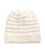 Womens/ladies ashley lined beanie cream Animal