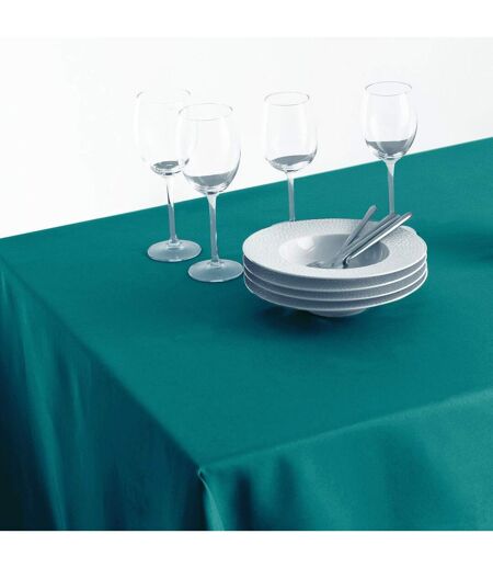 Nappe Antitache Unie 140x240cm Bleu Canard