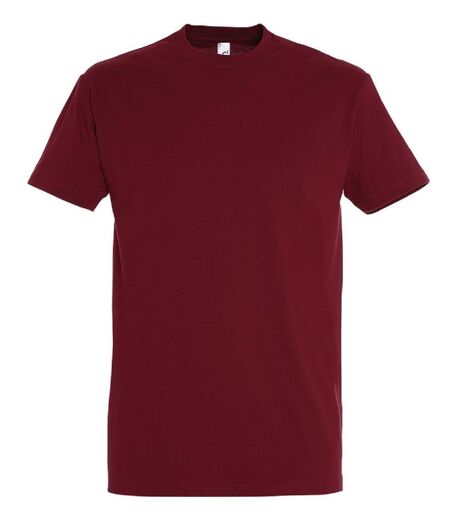 T-shirt manches courtes - Mixte - 11500 - rouge chili