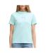 T-Shirt turquoise femme calvin klein jeans classic boxed-1