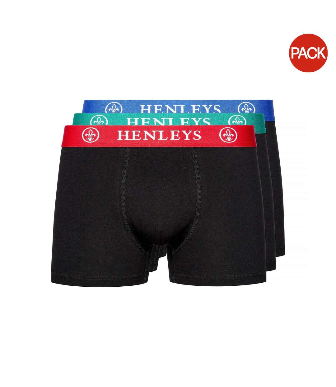 Boxers primas homme noir Henleys-1