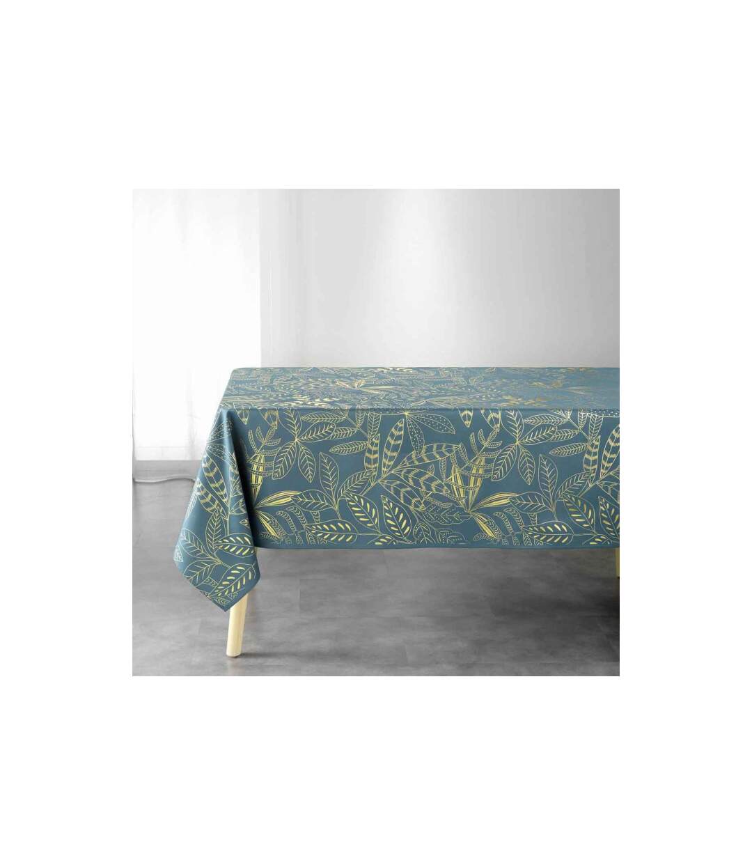 Nappe Imprimée Déco Belflor 150x240cm Émeraude-1