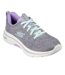 Womens/ladies go walk arch fit 2.0 vivid sunset trainers grey/lavender Skechers