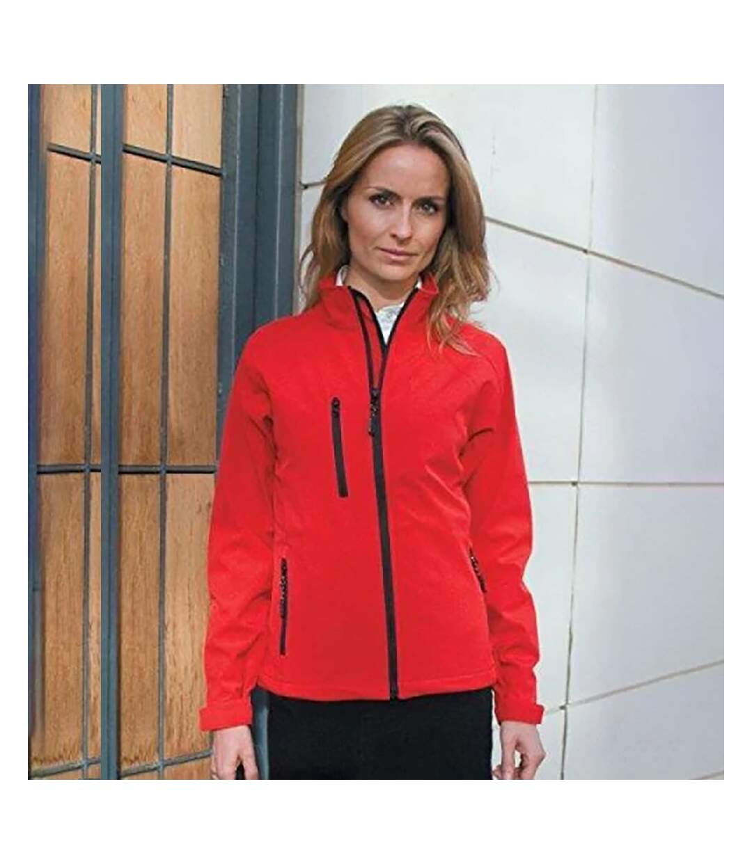 Result Ladies/Womens La Femme® 2 Layer Base Softshell Breathable Wind Resistant Jacket (Red) - UTBC863