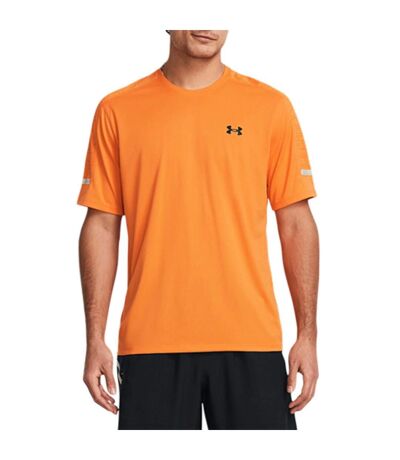 Mens Tech Utility Short-sleeved T-shirt Orange Under Armour