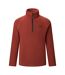 Haut Polaire À Col Montant Zippé Motif/style Alvéolé Kenger Homme Rouge Brûlé Regatta-2