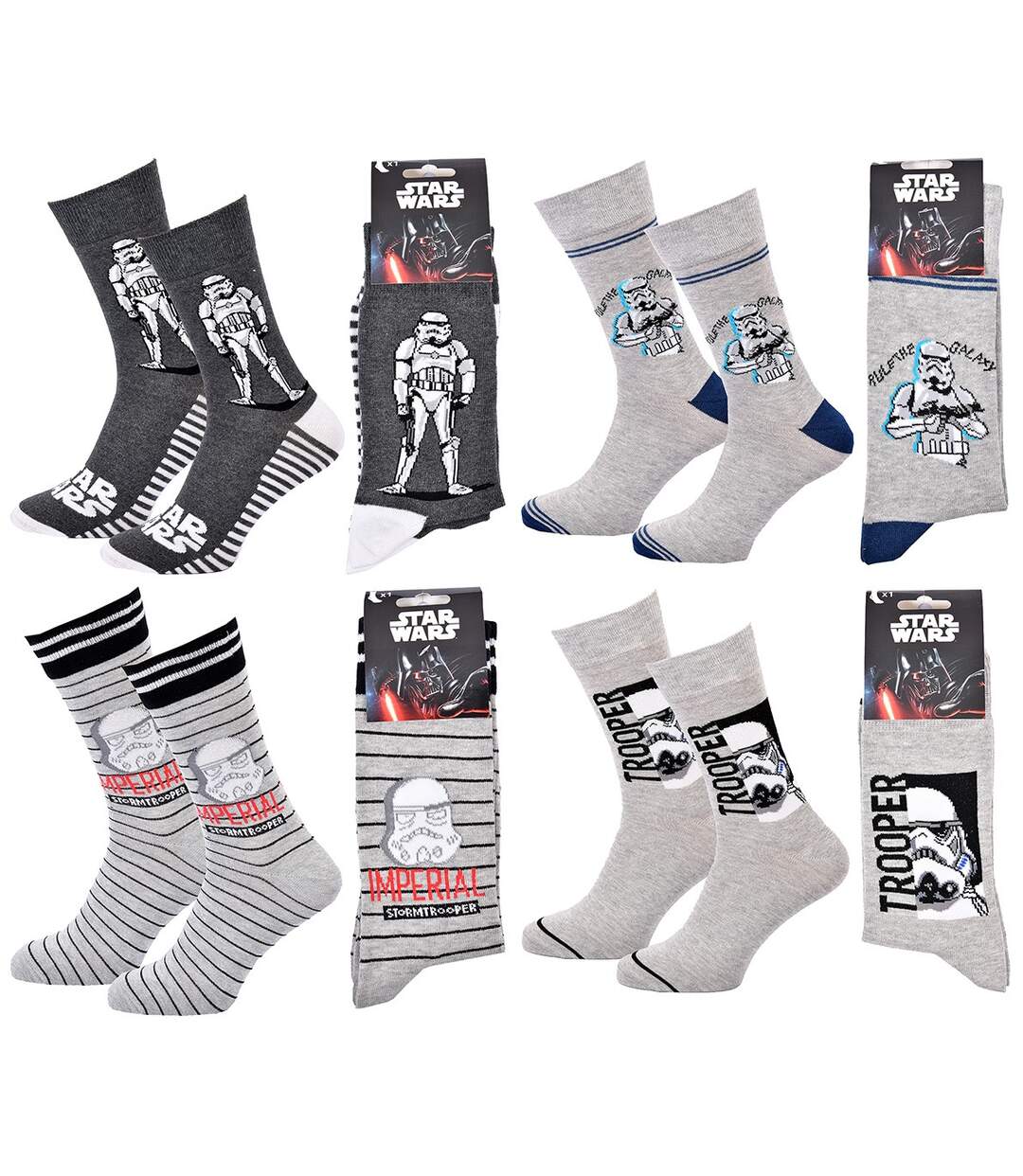 Chaussettes Pack Cadeaux Homme LICENCE Pack 4 Paires STORM24