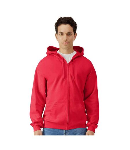 Veste À Capuche Softstyle Adulte Rouge Gildan