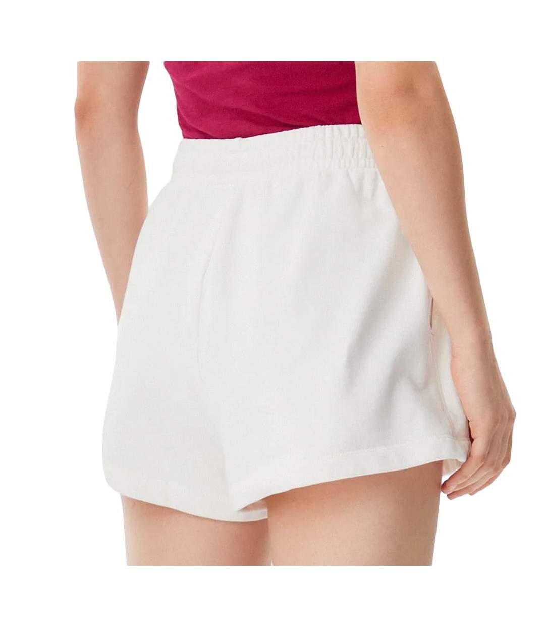 Short écru femme tommy hilfiger script-2
