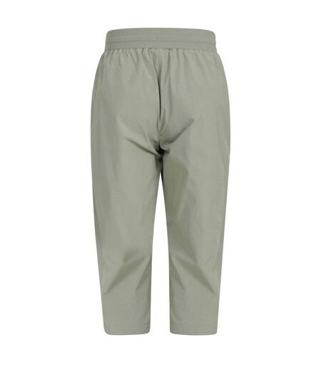Womens/ladies Explorer Capri Khaki Green Mountain Warehouse