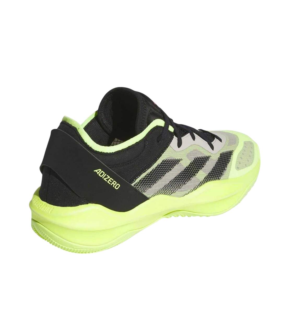 Mens Adizero Select Neon Basketball Shoes Putty Grey Adidas-2