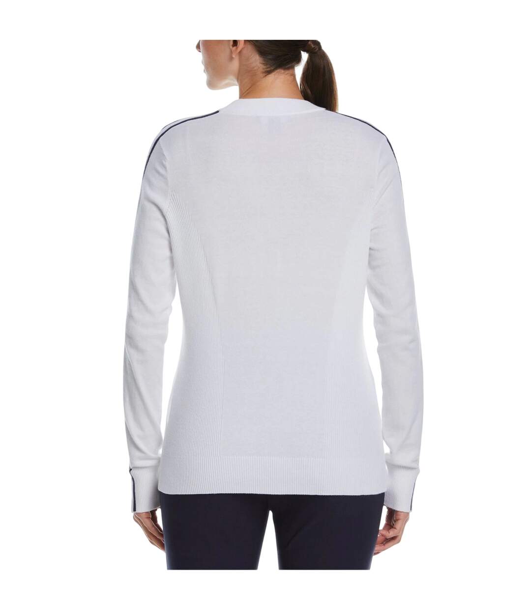 Sweat Motif/style À Rayures Femme Blanc Vif Callaway-2
