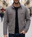 WINCHESTER GORDON1G — Blouson zippé gris : résistance du coton twill et praticité-1
